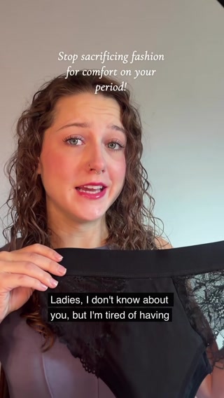 Period underwear for $17.95 only until midnight