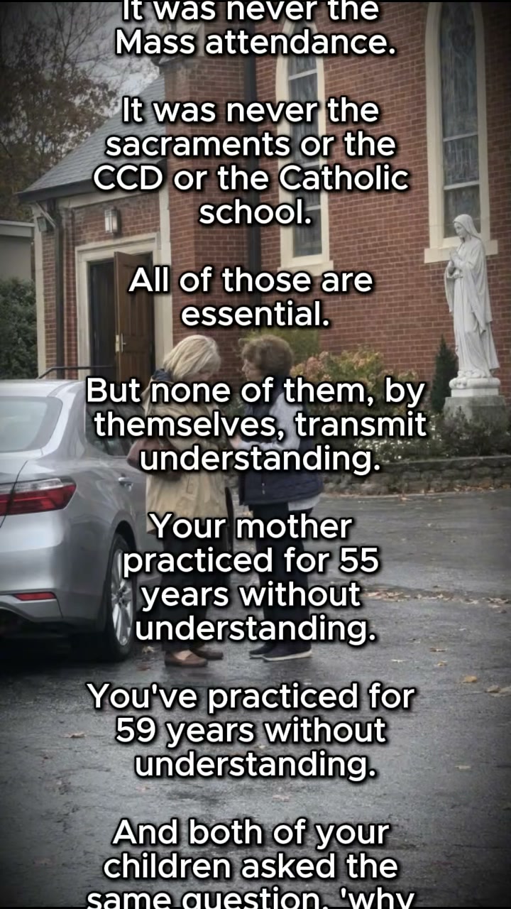If you practice Catholicism watch this