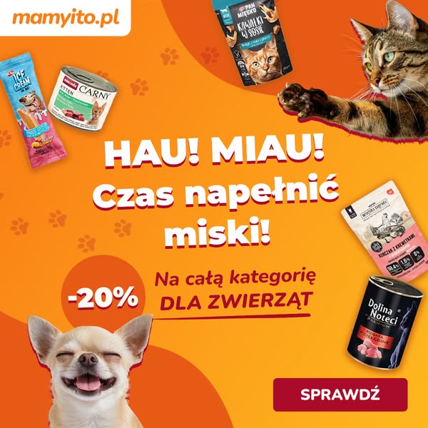 Karmy do -20% z dostawą