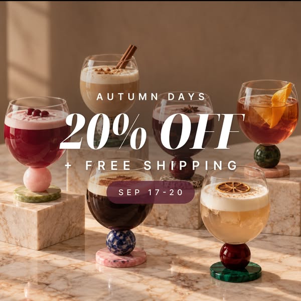 Autumn Days - 20% OFF + FREE Shipping. 17-20 Sept.