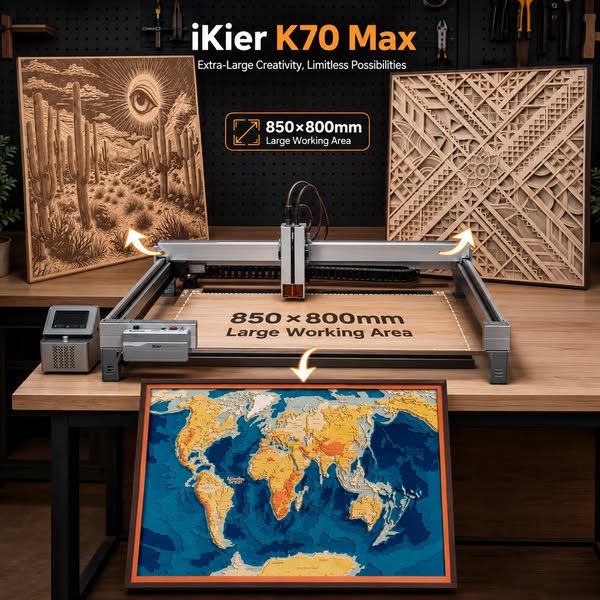 iKier K70 Max Laser Engraver