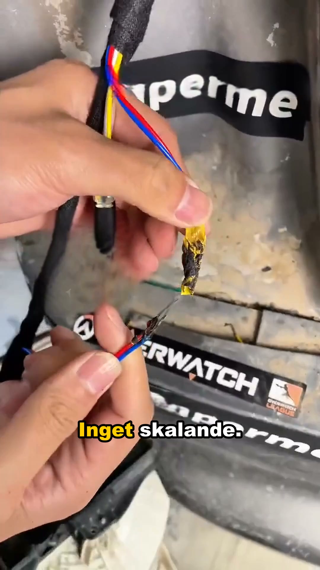 Ingen eltejp. Inget skalande. Ett klick.