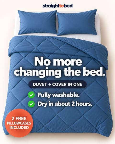 Never change a duvet cover again