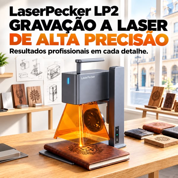 LaserPecker LP2 — grave a sua criatividade no dia a dia!