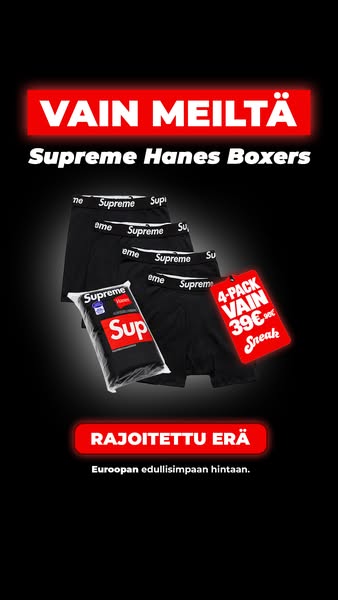Supreme Hanes Boxers 4-pack – vain 39 €