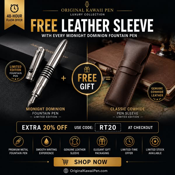 FREE Leather Sleeve + 20% OFF
