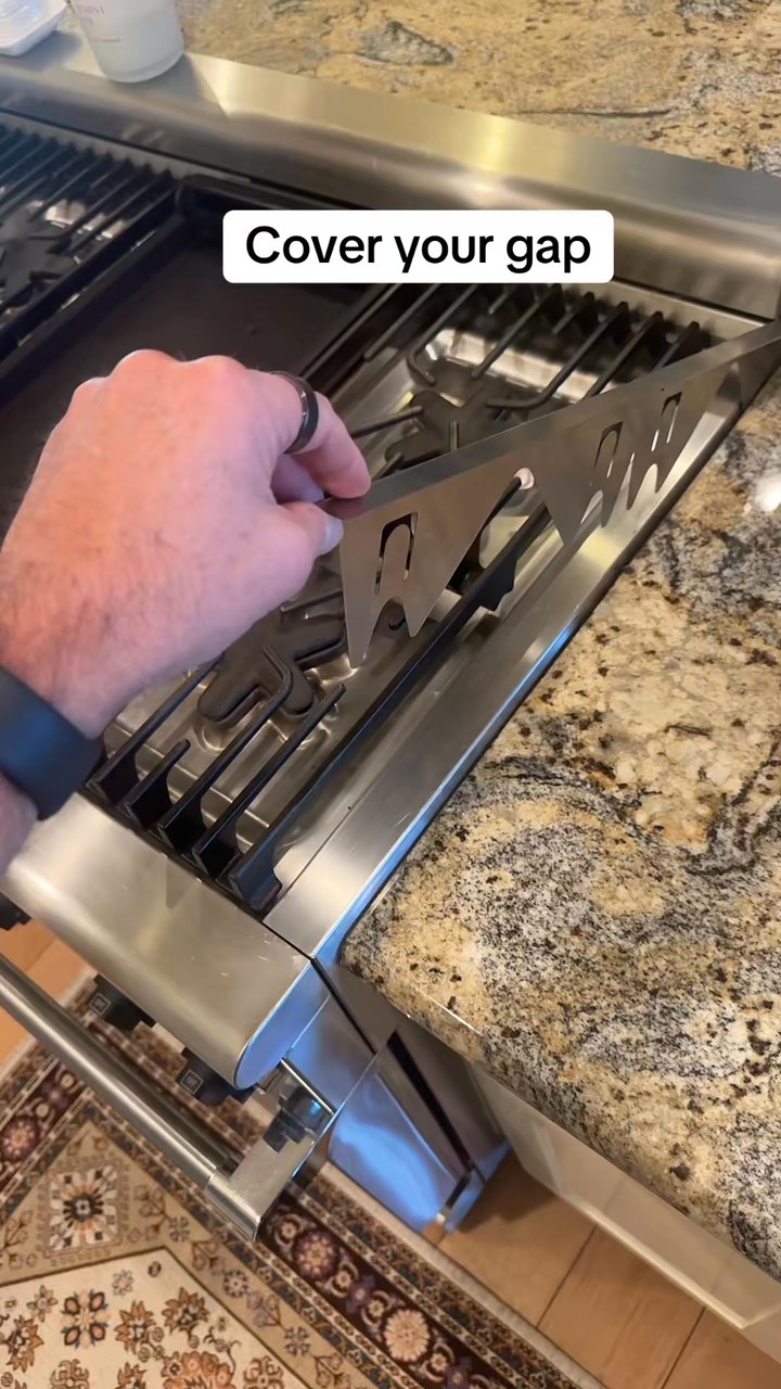 Retractable Stainless Steel Stove Gap Covers