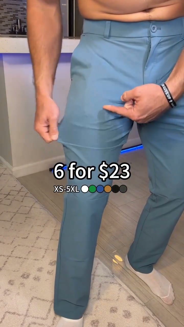All‑Day Comfort Golf & Work Dress Pants For Men