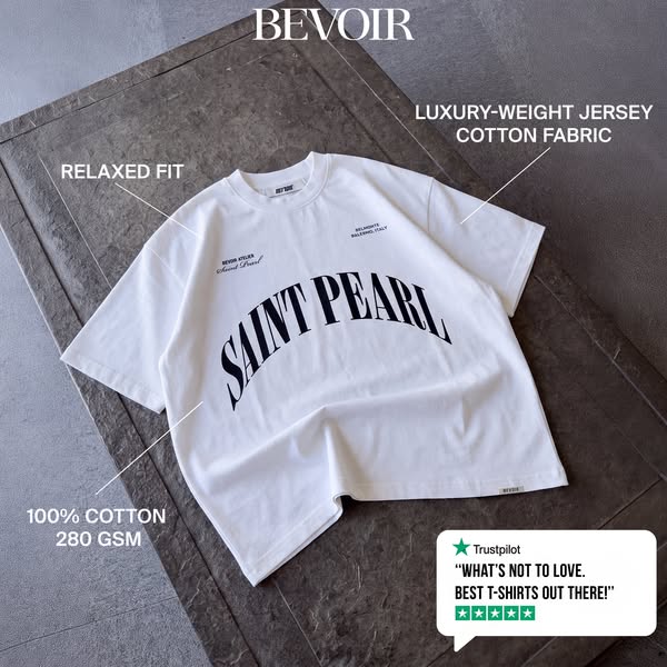 Saint Pearl T-Shirt - White