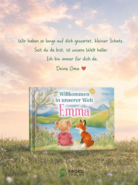 Für das Enkelkind, auf das du so lange gehofft hast