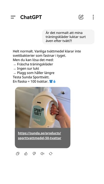 Dina träningskläder luktar surt efter tvätt?