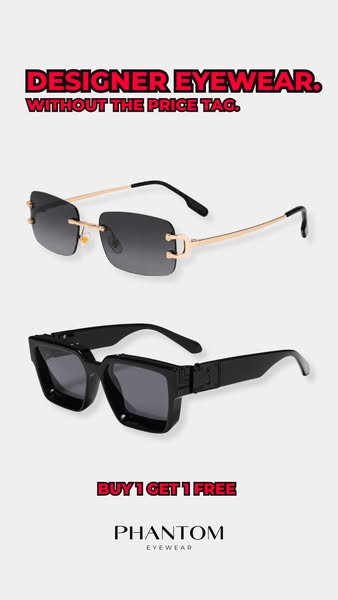Anúncio de Phantom Eyewear