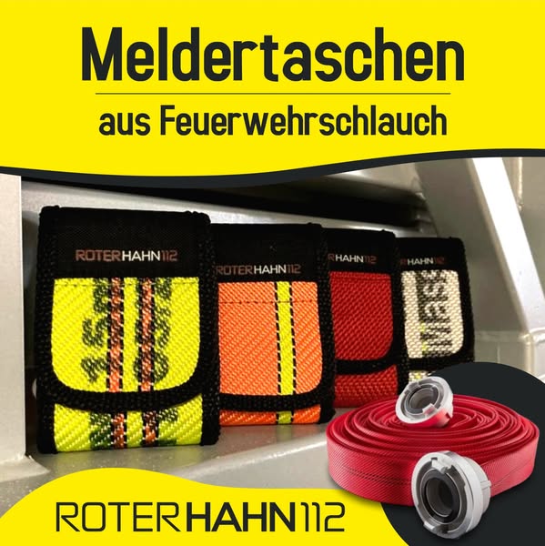 Kollektion aus echtem Feuerwehrschlauch