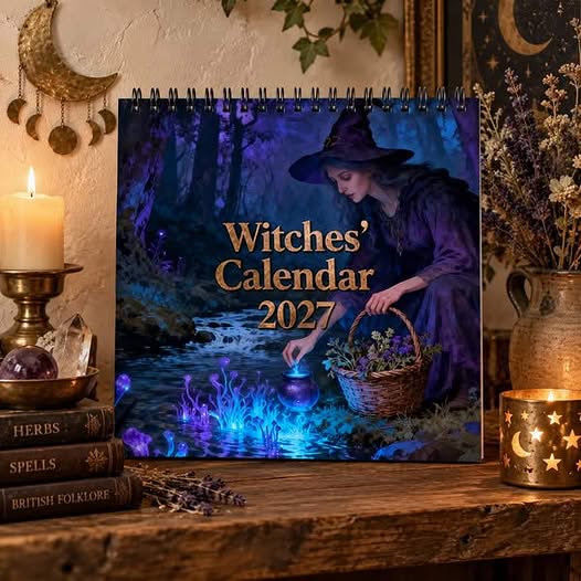 Calendario da parete "Witches' Calendar" 2027
