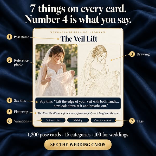 The Posing Playbook™ — 1,200 Pose Cards in 15 Categories