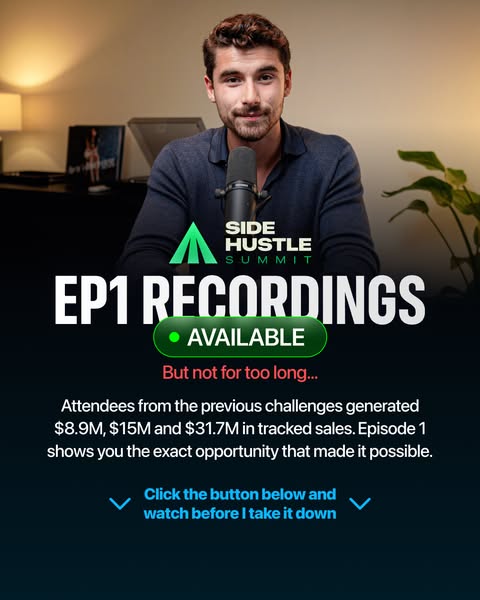Episode 1 replay is live right now