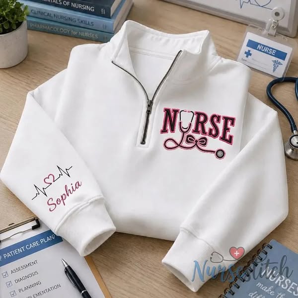 Design Your Custom Nurse Quarter Zip