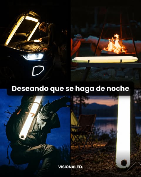 La luz que se pega a tu furgo