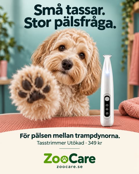 För pälsen mellan trampdynorna