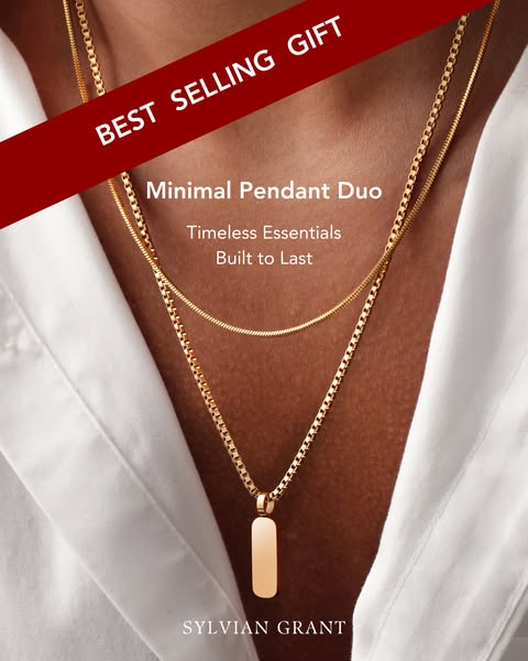 Minimal Pendant Duo