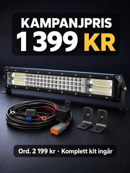 LED-ramp – mer ljus i mörker