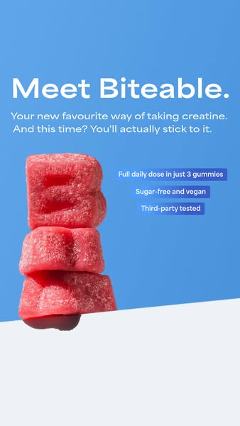 The creatine you'll actually stick to
