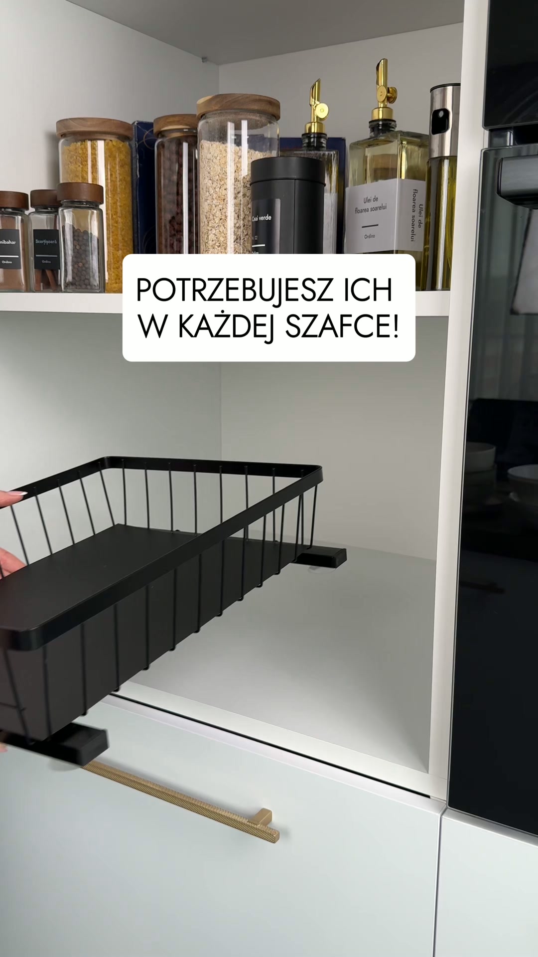 Wysuwane szuflady do szafki