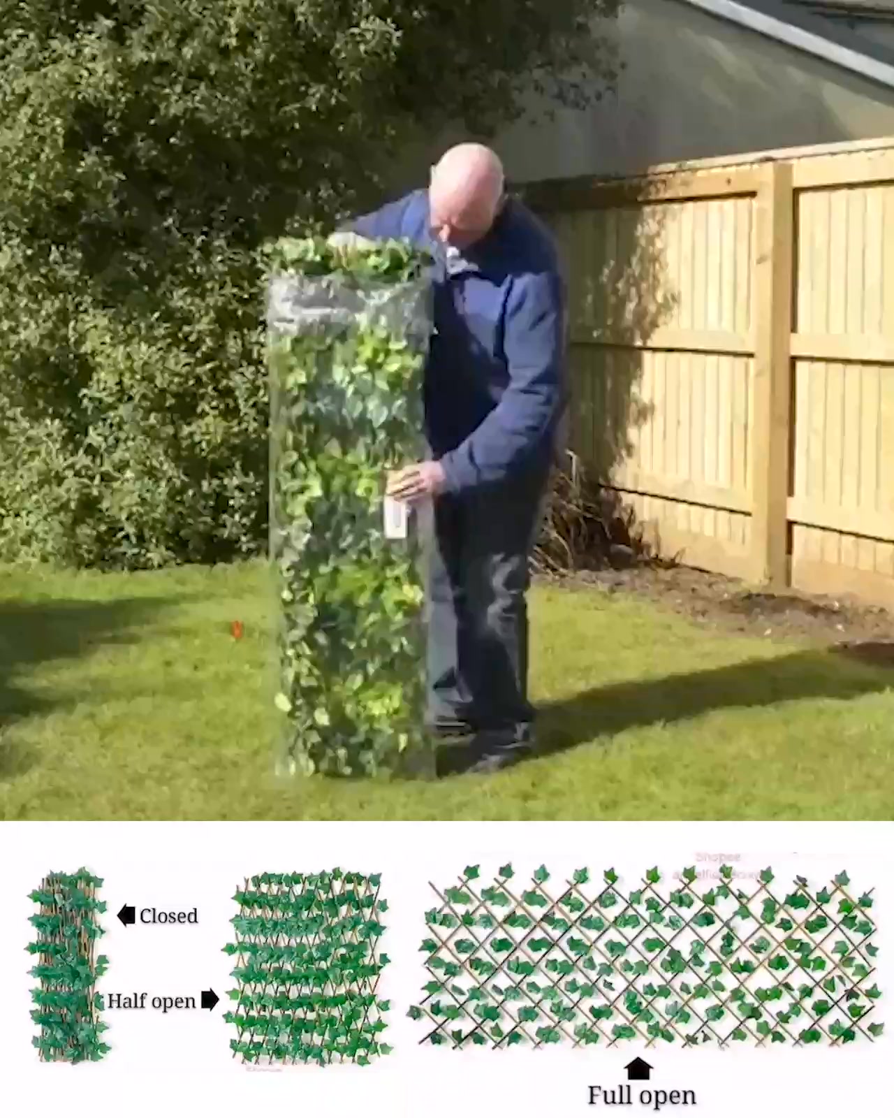 Valla realista para jardín