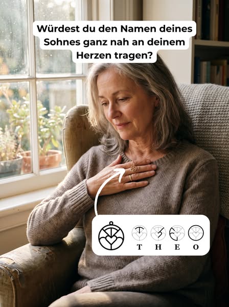 Der Name, der bleibt, nah an Ihrem Herzen