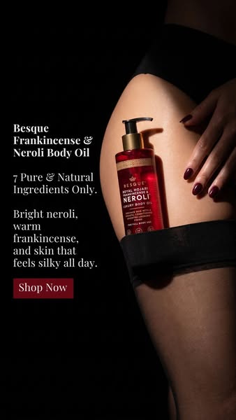 Royal Hojari Frankincense, Neroli, & Red Mandarin.