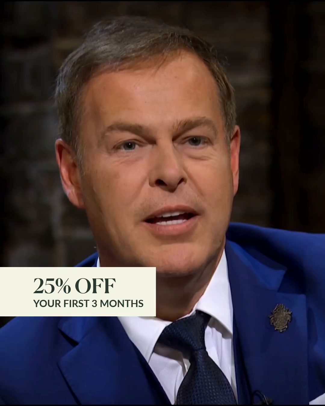 25% off your first 3 months. 10% off every month after.
