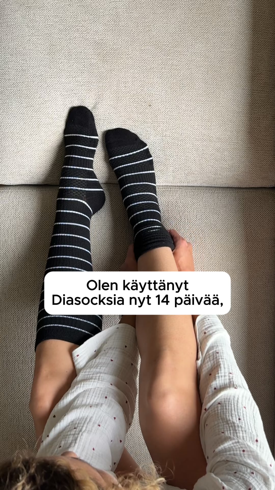 Mukavat ja helposti puettavat tukisukat
