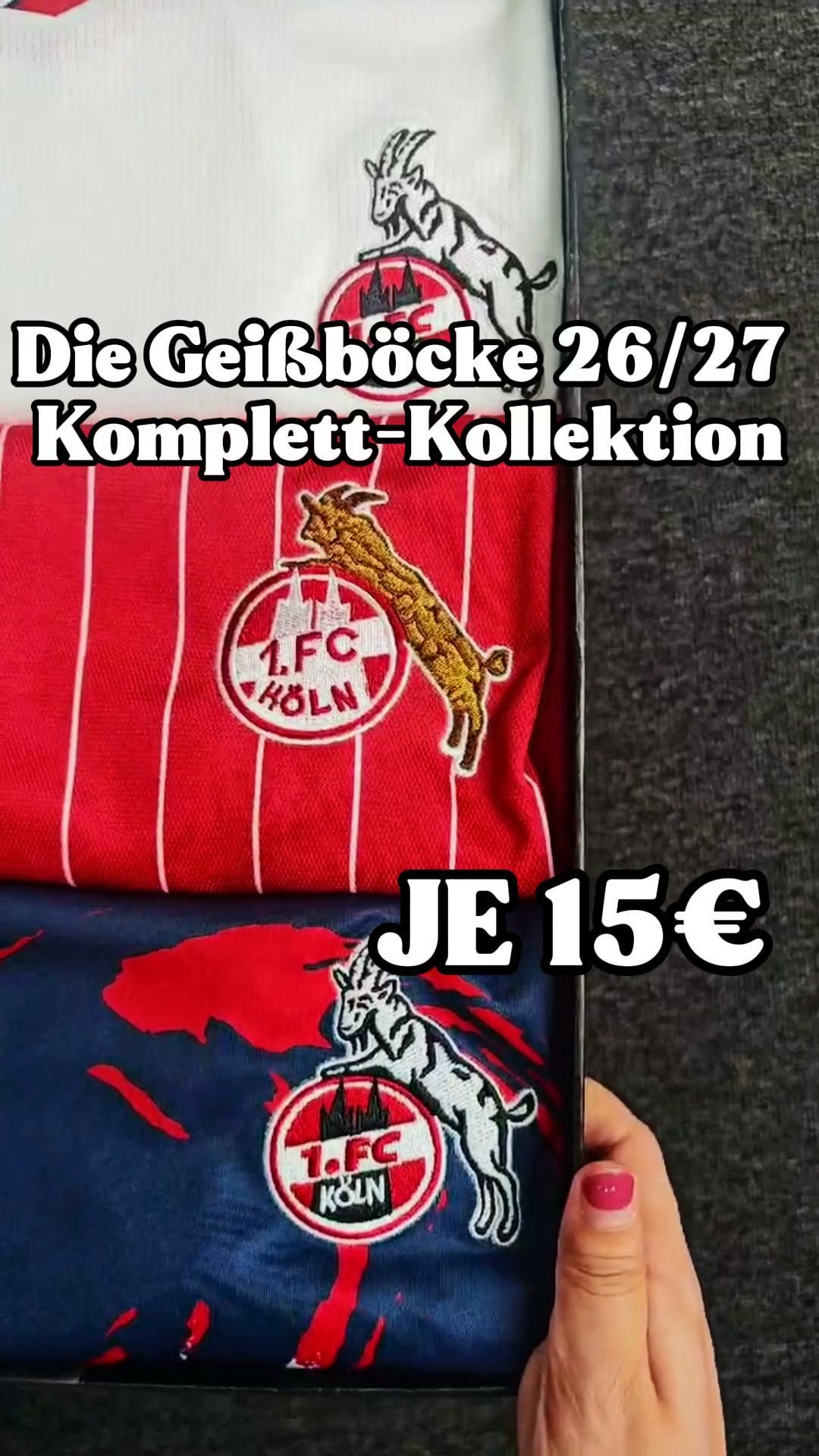 DAS NEUE TRIO FÜR DIE SAISON – JE 15€