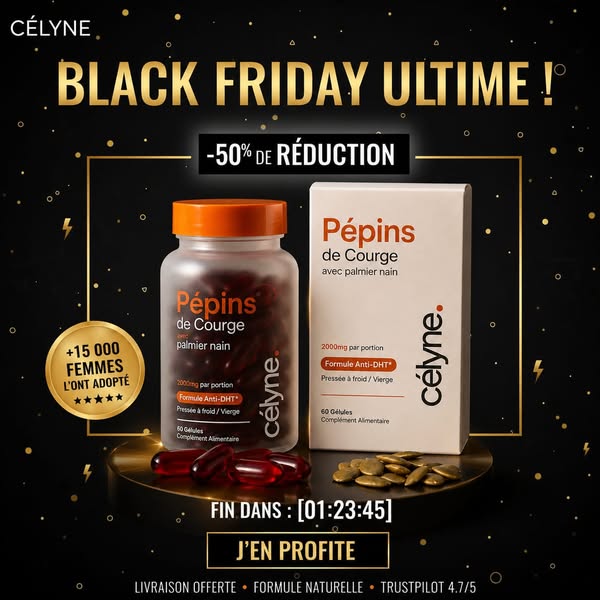 50% sur Célyne aujourd’hui