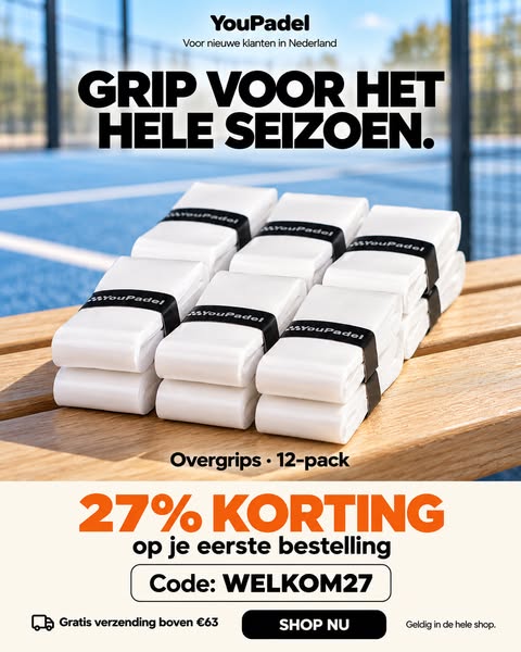 Overgrip 12-pack: 27% korting
