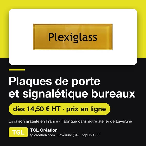 Plaques de porte en ligne
