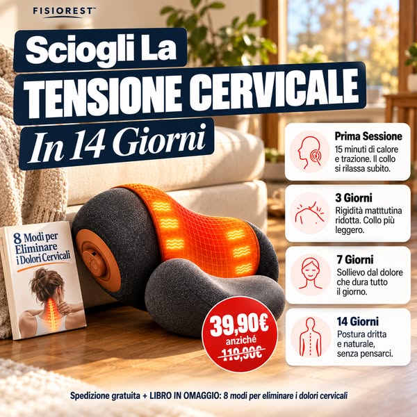 ADDIO A DOLORI A COLLO E SPALLE