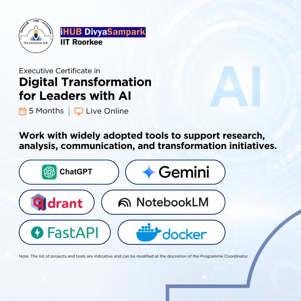 Certified by iHUB, IIT Roorkee