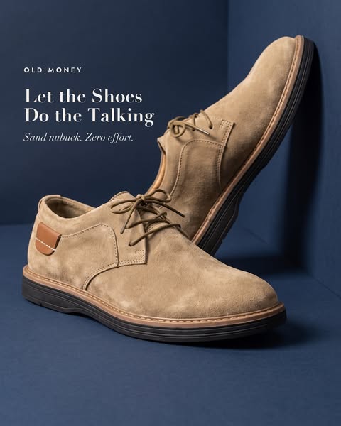 Free Shipping | Nubuck Derby Shoes