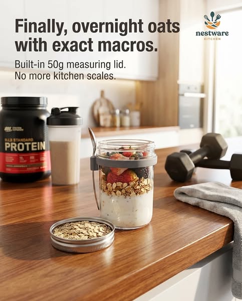 Overnight Oats With Exact Macros