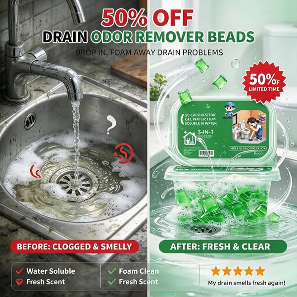 Custom‑Size Packs For Fresh‑Smelling Drains