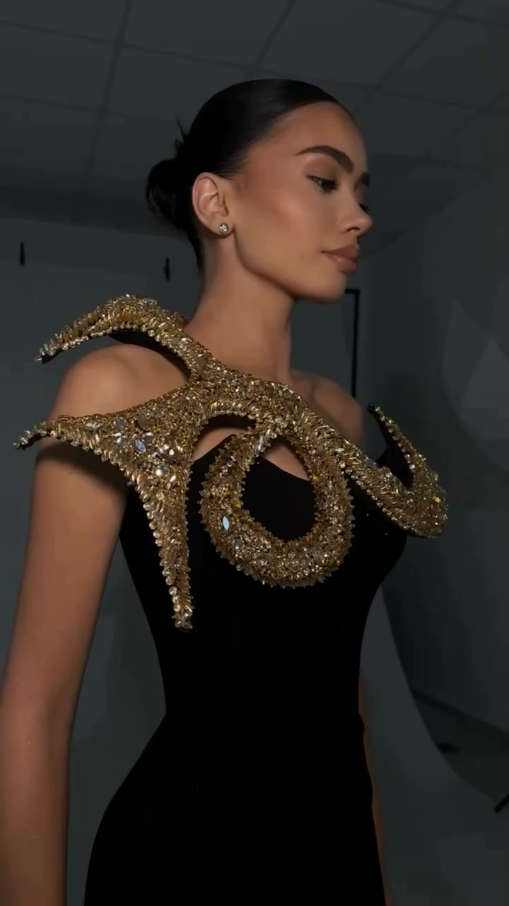 Black Siren Dress by Albina Dyla