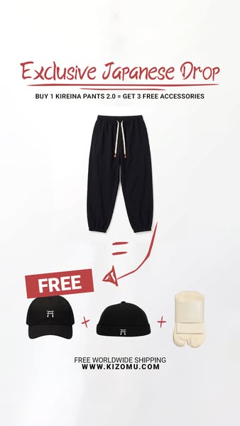Free Shipping // Japanese Style - Limited Drop.