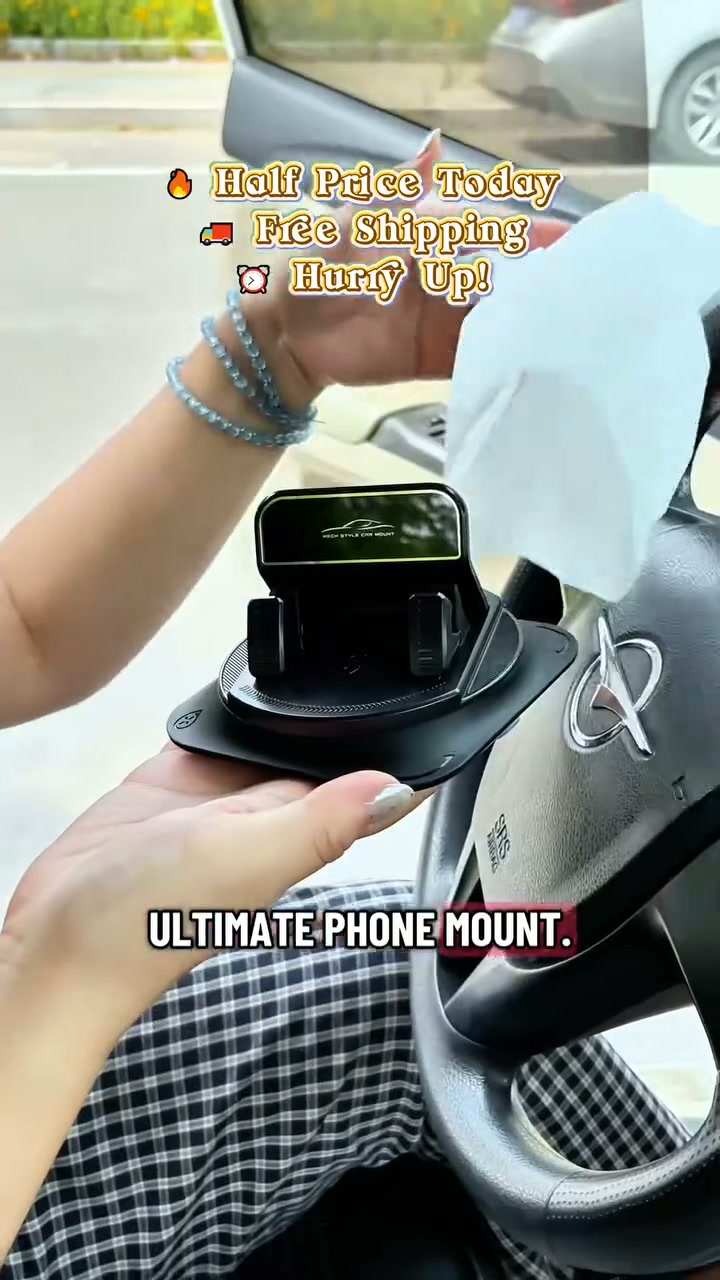 Car phone holder 360 degree rotation