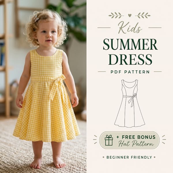 90% Off Girls Sundress Sewing Pattern