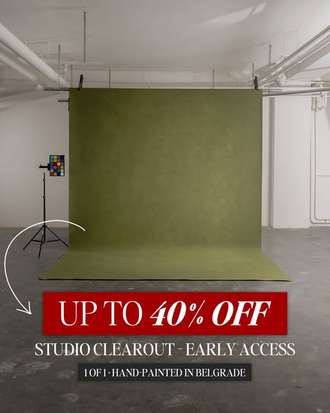 Studio Clearout, up to 40% off