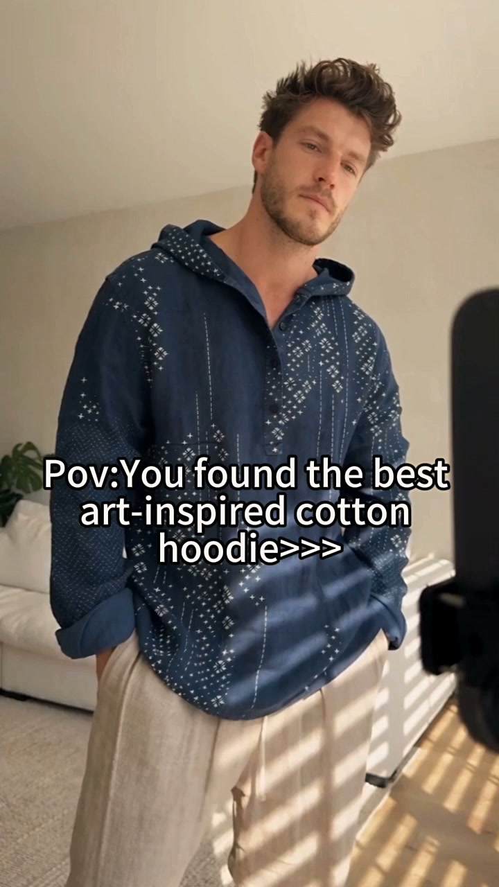 Japanese Culture Cotton Hoodie