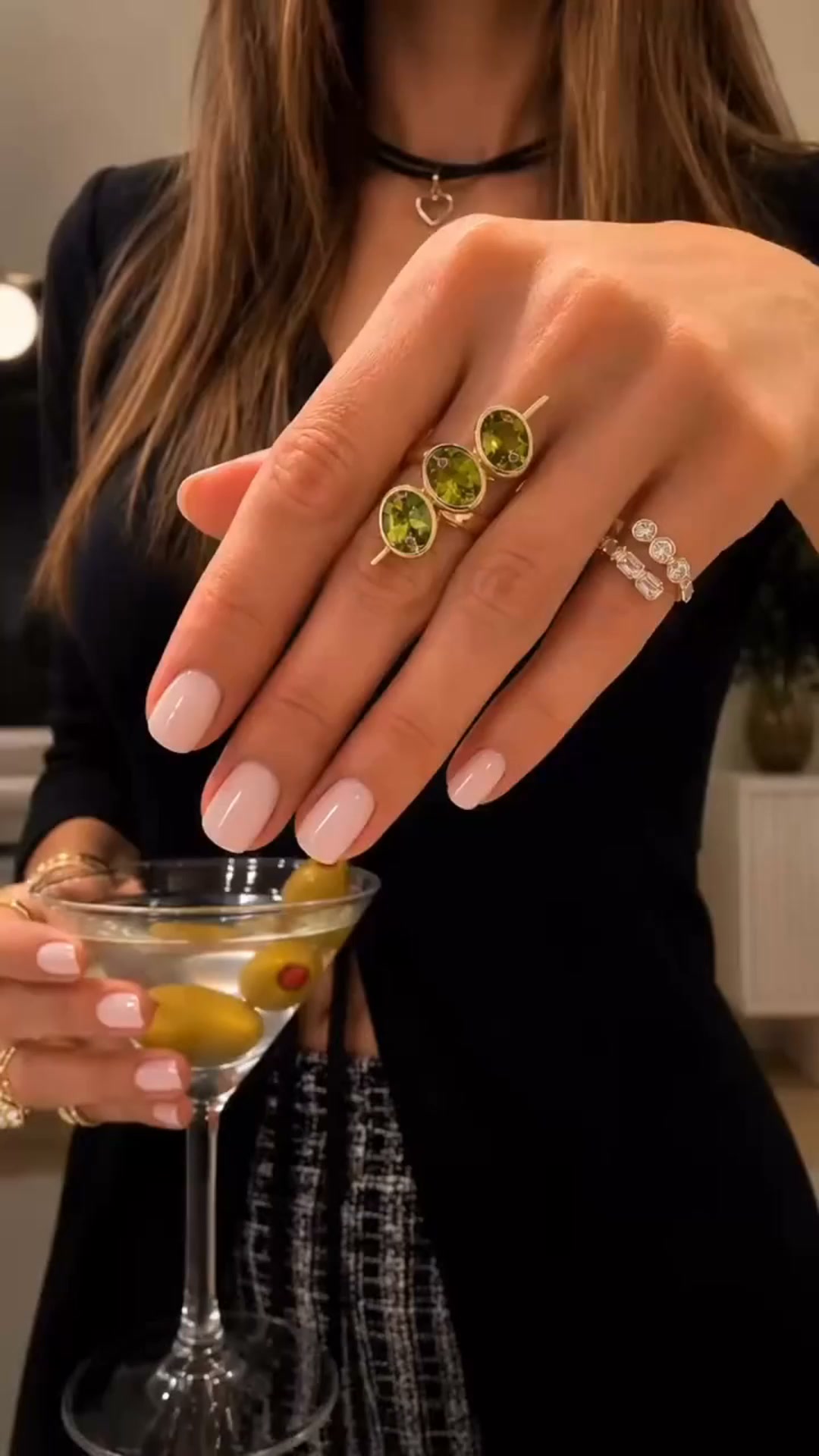 Martini Olive Ring