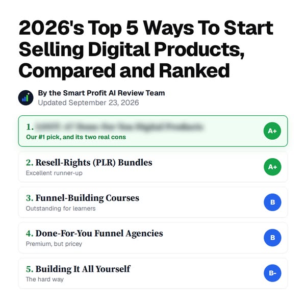 2026's top 5 ways to start, ranked