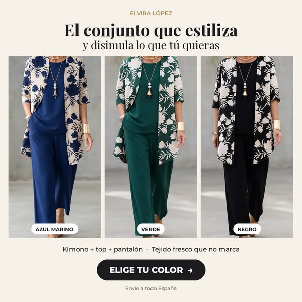 El conjunto Marina que enamora sin decir nada